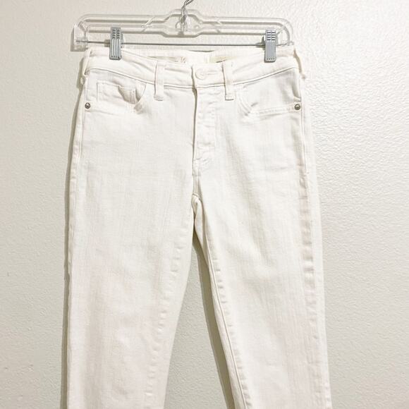 Anthropologie Pilcro white high rise flare jeans size 25 - Picture 3 of 9